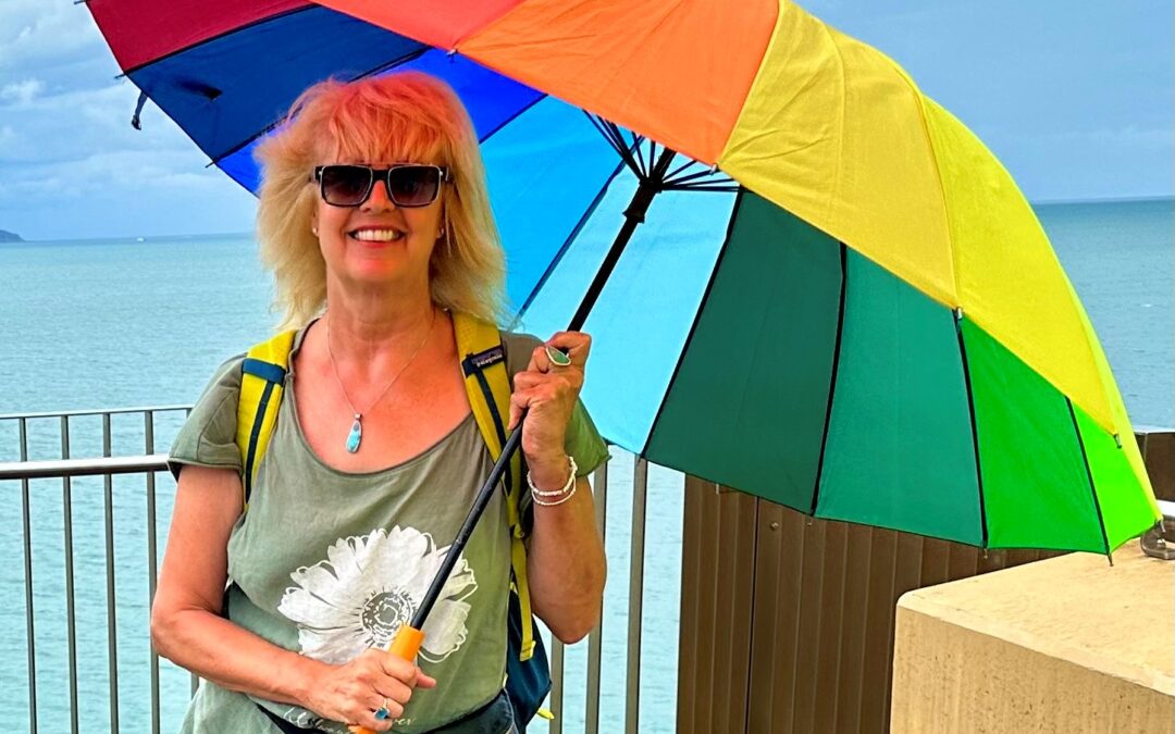 A Rainbow-Colored Umbrella to Open Hearts!