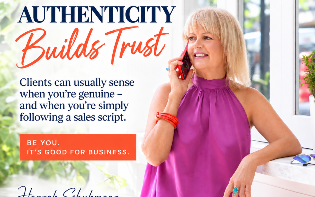 Authenticity builds trust