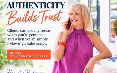 Authenticity builds trust